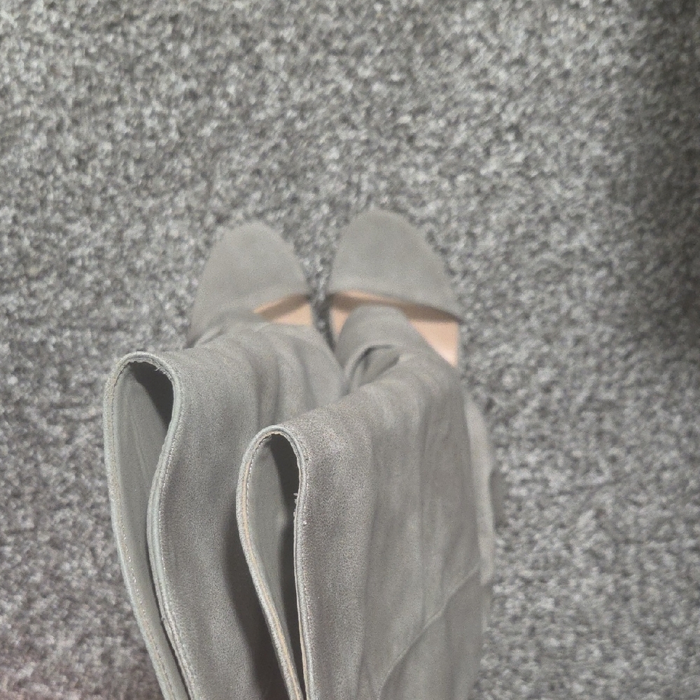 Steve Madden Gray Over the Knee Boots